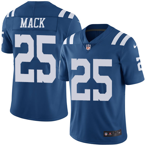 Indianapolis Colts #25 Limited Marlon Mack Royal Blue Nike NFL Men Rush Vapor Untouchable Jersey